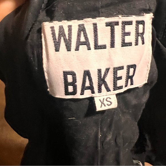 Walter Baker Black Allison Leather Jacket. - Picture 2 of 12